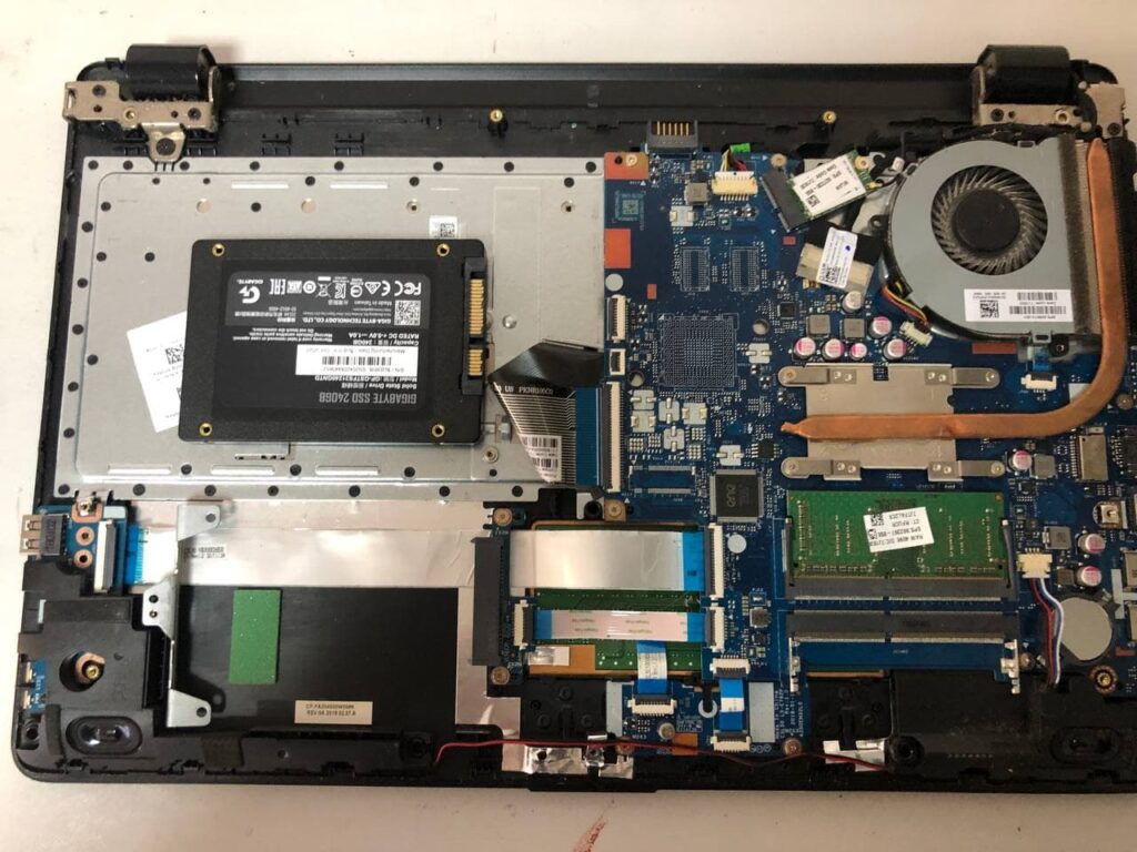 Ремонт платы управления, замена ssd диска