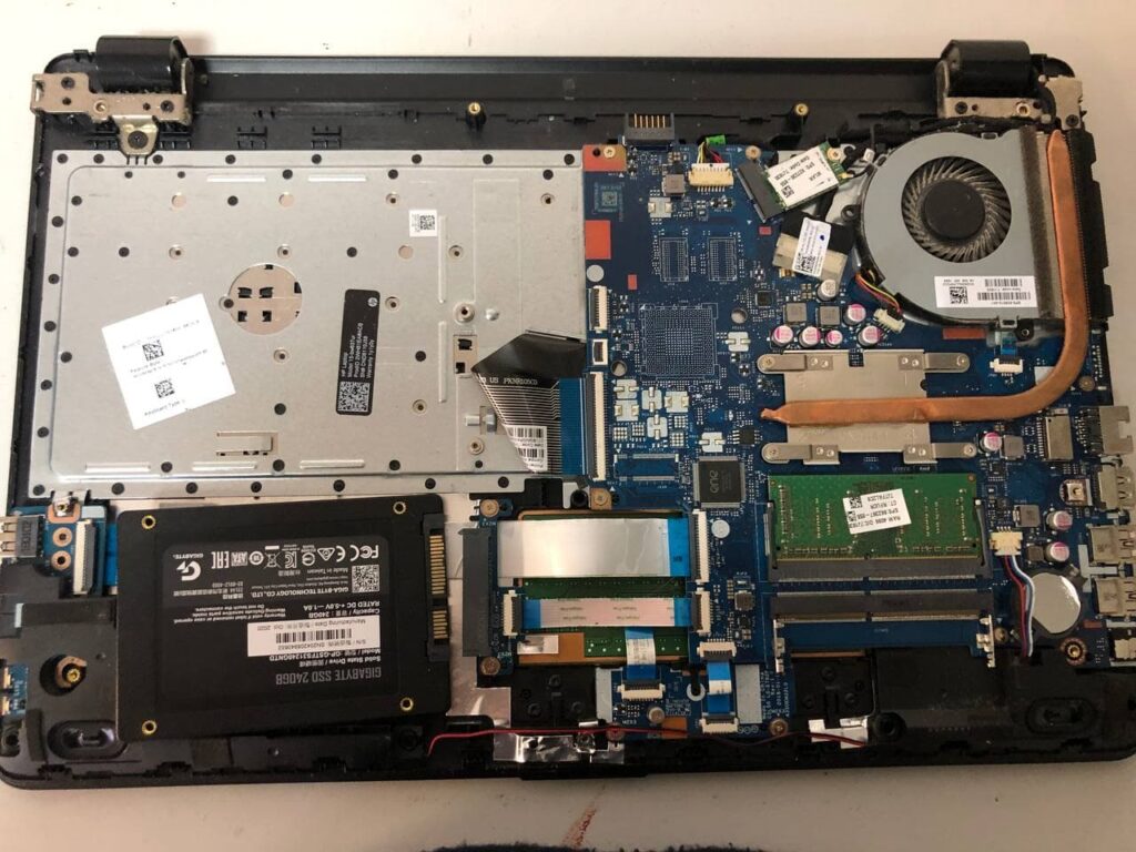 Ремонт платы управления, замена ssd диска